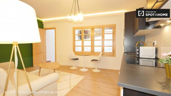 Elegante apartamento de 1 dormitorio en alquiler en El Raval - BARCELONA