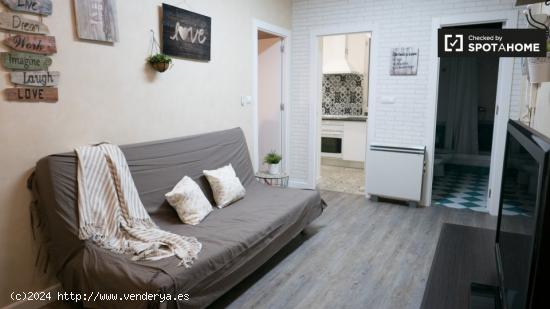 Encantador apartamento de 1 dormitorio en alquiler en Atocha - MADRID