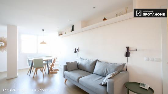 Moderno apartamento de 1 dormitorio en alquiler en Algirós - VALENCIA