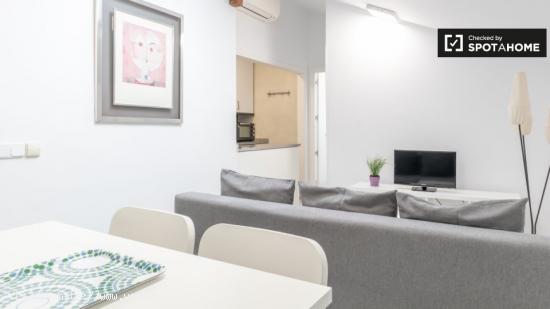 Apartamento central de 1 dormitorio con aire acondicionado en alquiler en Lavapiés - MADRID