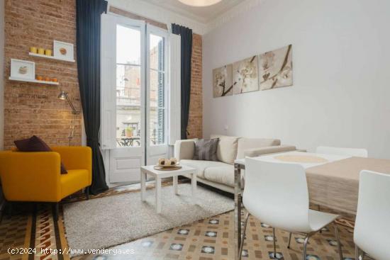  Impresionante apartamento de 2 dormitorios con balcón en alquiler en La Dreta de l'Eixample - BARCE 