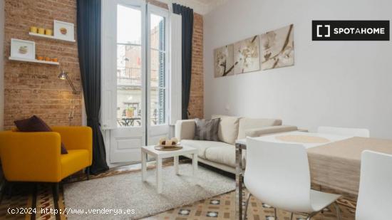 Impresionante apartamento de 2 dormitorios con balcón en alquiler en La Dreta de l'Eixample - BARCE