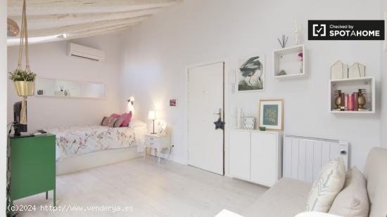 Precioso apartamento estudio con aire acondicionado en alquiler en La Latina. - MADRID