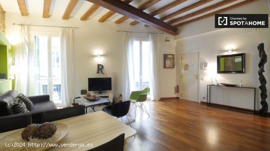 Impresionante apartamento de 1 dormitorio en alquiler en El Born - BARCELONA