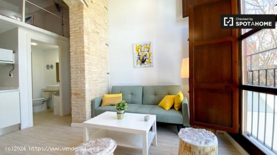 Precioso apartamento de 1 dormitorio en alquiler cerca de la playa en Poblats Marítims - VALENCIA