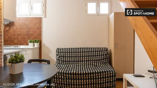 Precioso apartamento de 1 dormitorio en alquiler cerca del metro en el centro de Lavapiés - MADRID