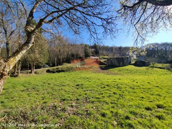 SE VENDE FINCA CON CASA DE PIEDRA PARA REHABILITAR EN CASTRO DE REI - LUGO