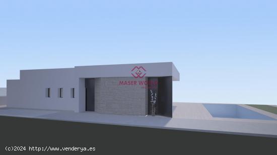 VILLA MODERNA DE OBRA NUEVA EN ASPE - ALICANTE