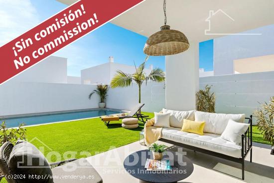 ¡JUNTO A LA PLAYA! VILLA A ESTRENAR CON PISCINA, GARAJE Y TERRAZA - MURCIA