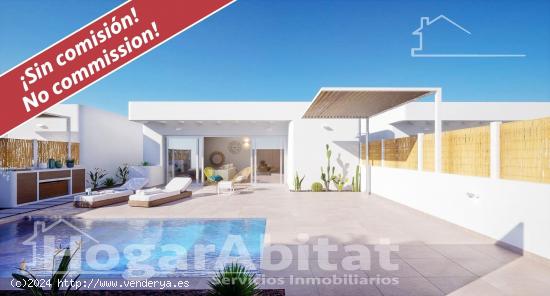 ¡CERCA DE LA PLAYA! VILLA CON GARAJE, PISCINA PRIVADA Y TERRAZA CUBIERTA - MURCIA