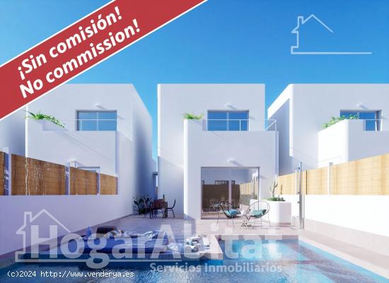 ¡PLAYA LA CONCHA! PRECIOSO CHALET CON ZONA DE APARCAMIENTO Y PISCINA PROPIA - MURCIA