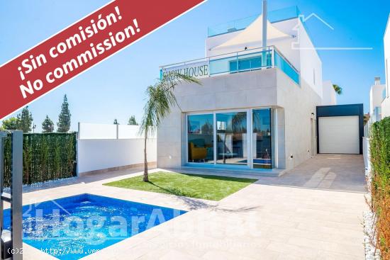 ¡CERCA DE LA PLAYA! VILLA DE LUJO CON PISCINA, TERRAZA Y GARAJE - MURCIA