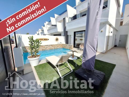 ¡EXCELENTE UBICACIÓN! CHALET CON PISCINA PRIVADA Y 3 TERRAZAS - MURCIA