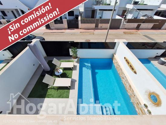 ¡EXCELENTE UBICACIÓN! CHALET CON PISCINA PRIVADA Y 3 TERRAZAS - MURCIA