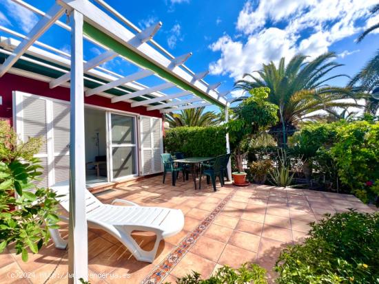 Un bungalow de una planta en un tranquilo complejo residencial  Verdemar  en Maspalomas - LAS PALMAS