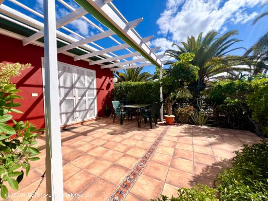 Un bungalow de una planta en un tranquilo complejo residencial  Verdemar  en Maspalomas - LAS PALMAS