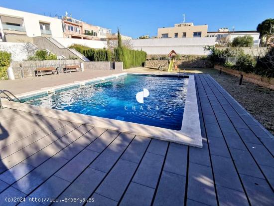  Planta baja de dos habitaciones, parking y piscina comunitaria en zona Ciudad Jardin. - BALEARES 