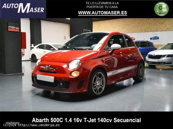 Abarth 500C Cabrio 1.4 16v T-Jet 595C Secuencial 103 kW (140 CV) de 2015 con 147.000 Km por 12.500 E