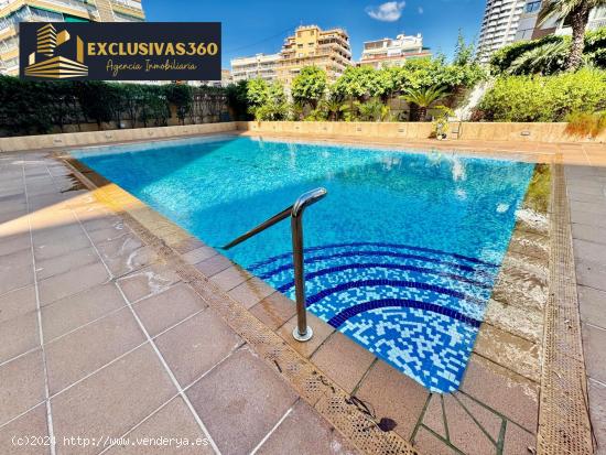 Piso en 1º linea de Playa en Levante con parking y piscina. Exclusivas360 Benidorm - ALICANTE