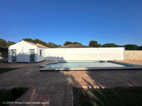 Chalet con piscina y 1.300 m2 de parcela en la zona de Molino Viejo - CADIZ