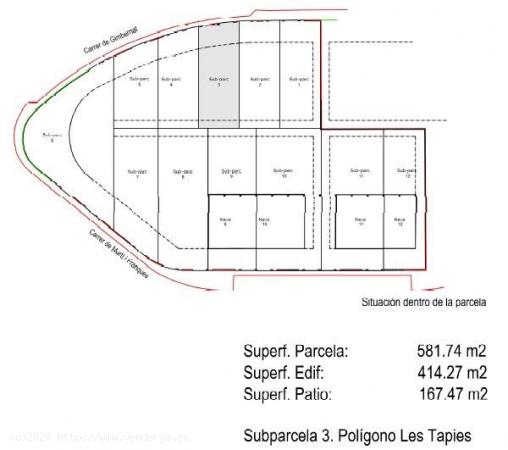 FANTÁSTICA PARCELA DE 581 M2 EN LES TAPIES HOSPITALET DE L´INFANT - TARRAGONA