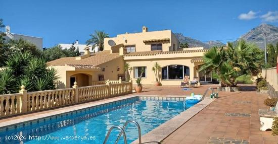 Venta chalet independiente urb san rafael alfaz del pi piscina propia garaje - ALICANTE