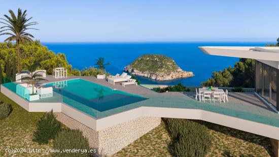 En construcción, villa de lujo con vistas panoramicas al mar - ALICANTE