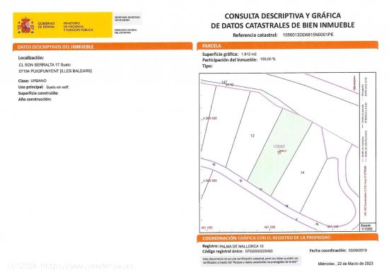 Terreno urbano en Puigpunyent - BALEARES