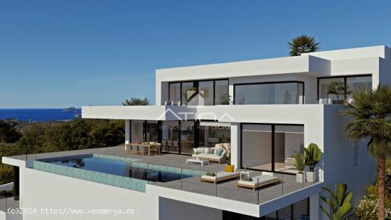 Villa de lujo en proyecto con excelentes vistas al mar en Cumbres del Sol, junto a Javea. - ALICANTE