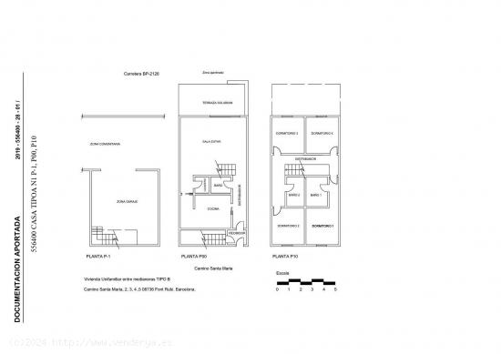 Promoción de seis casas. Ideal INVERSORES. - BARCELONA