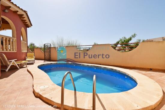  CHALET CON PISCINA Y AMPLIA PARCELA EN BOLNUEVO - REF 1520 - MURCIA 