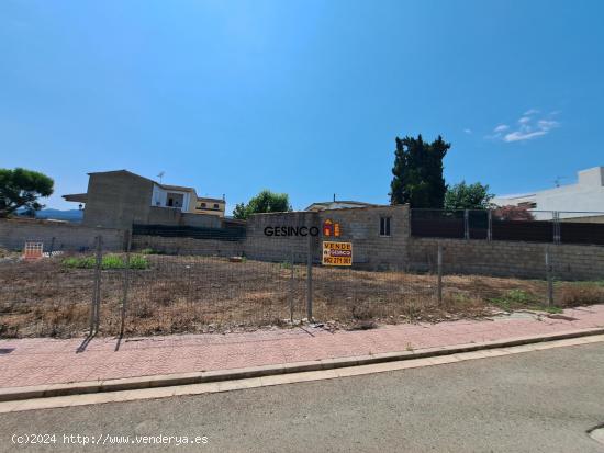 TERRENO URBANO EN ZONA TRANQUILA - VALENCIA