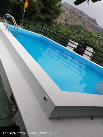 CAMPO EN PETRER ZONA EL CID CON PISCINA - ALICANTE