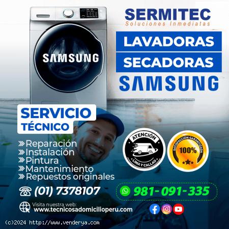  !Precios bajos en:: REPARACIONES:: (Lavasecas  SAMSUNG) :: 7378107 