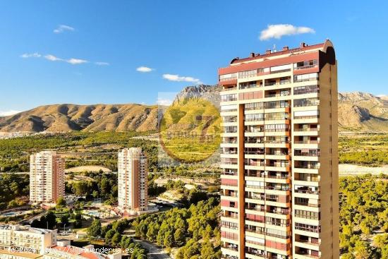 SE VENDE PISO DE DOS DORMITORIOS CON VISTAS AL MAR Y GARAJE EN BENIDORM - ALICANTE