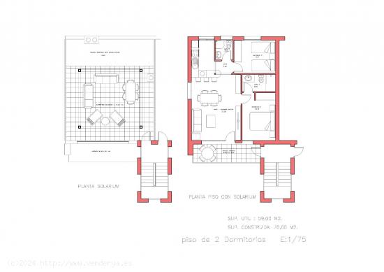 BUNGALOWS DE OBRA NUEVA EN FUENTE ALAMO, MURCIA - MURCIA