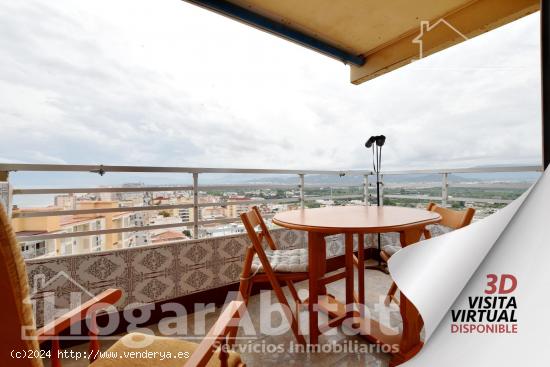 ¡Vistas al mar! CON TERRAZA Y PISCINA EN PRIMERA LÍNEA DE PLAYA - VALENCIA