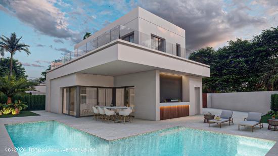 FANTÁSTICO CHALET PAREADO DE NUEVA CONSTRUCCIÓN A LA VENTA EN EL CENTRO DE ALBIR - ALICANTE