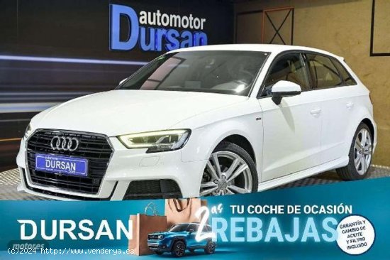  Audi A3 Sportback 30 Tdi S Line 85kw de 2019 con 73.184 Km por 19.490 EUR. en Madrid 