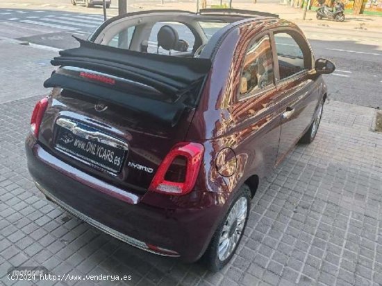 Fiat 500C 1.0 Hybrid Dolcevita 52kw de 2021 con 25.000 Km por 13.990 EUR. en Barcelona