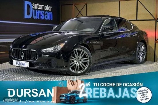  Maserati Ghibli 3.0 V6 Ds 275cv Rwd de 2015 con 122.000 Km por 28.890 EUR. en Madrid 