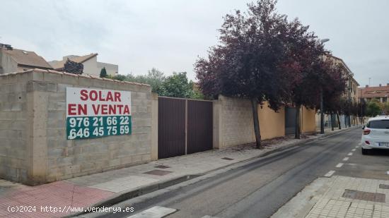  TERRENO URBANO EN ALBERTO CASAÑAL, UTEBO - ZARAGOZA 