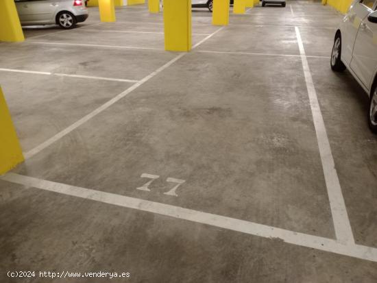 PLAZA DE PARKING EN EIXAMPLE MAR - BARCELONA