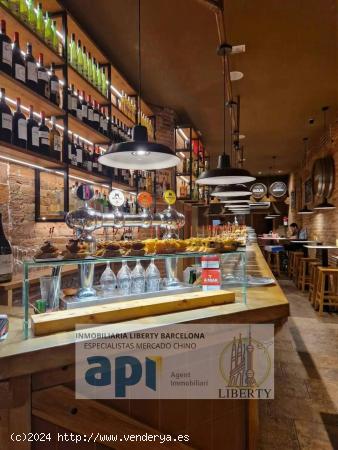  TRASPASO CAFETERÍA BAR RESTAURANTE EN EJE COMERCIAL BARCELONA - BARCELONA 