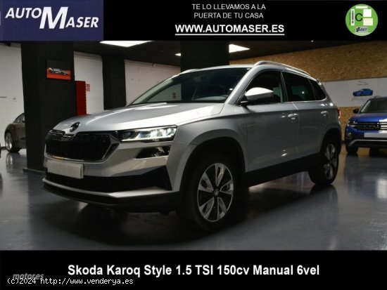 Skoda Karoq Style 1,5 TSI 150 CV de 2024 con 15 Km por 29.000 EUR. en Madrid