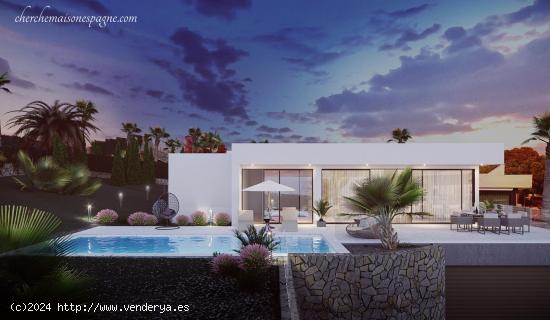 VILLA DE OBRA NUEVA EN LAS COLINAS GOLF - ALICANTE