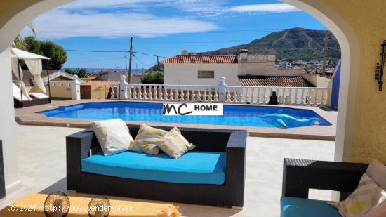 Magnífica villa con excelentes vistas al mar a la venta en Alfaz del Pi - ALICANTE