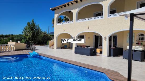 Magnífica villa con excelentes vistas al mar a la venta en Alfaz del Pi - ALICANTE