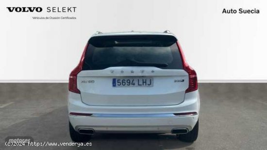 Volvo XC 90 todoterreno 2.0 B5 D INSCRIPTION 4WD AUTO 5P 7 Plazas de 2020 con 90.660 Km por 52.000 E