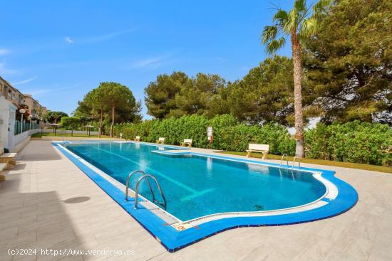 BUNGALOW PLANTA BAJA CON PISCINA Y VISTAS DESPEJADAS AL PARQUE AROMÁTICO - ALICANTE